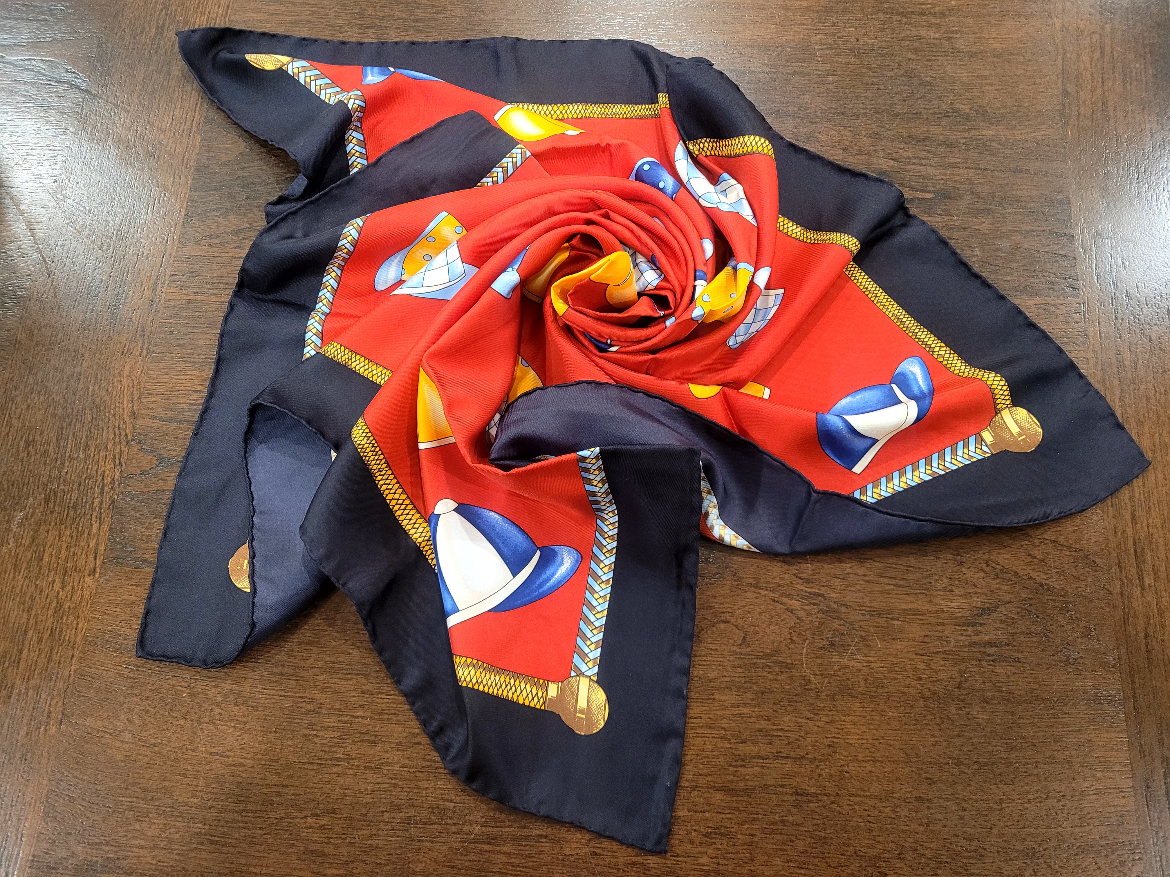 E. Marinella シルクスカーフ E. Marinella Napoli Silk Scarf – La Belle Dorée Vintage