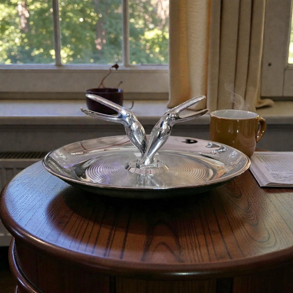 Vintage 50's Pincherette Chrome Ashtray