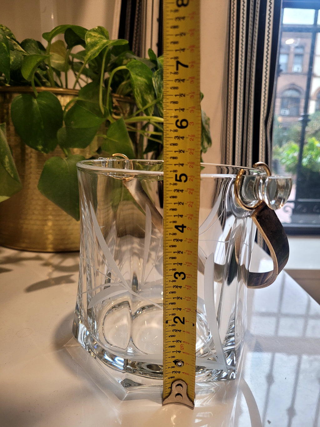 VTG Silvestri Arte Murano Crystal Ice Bucket