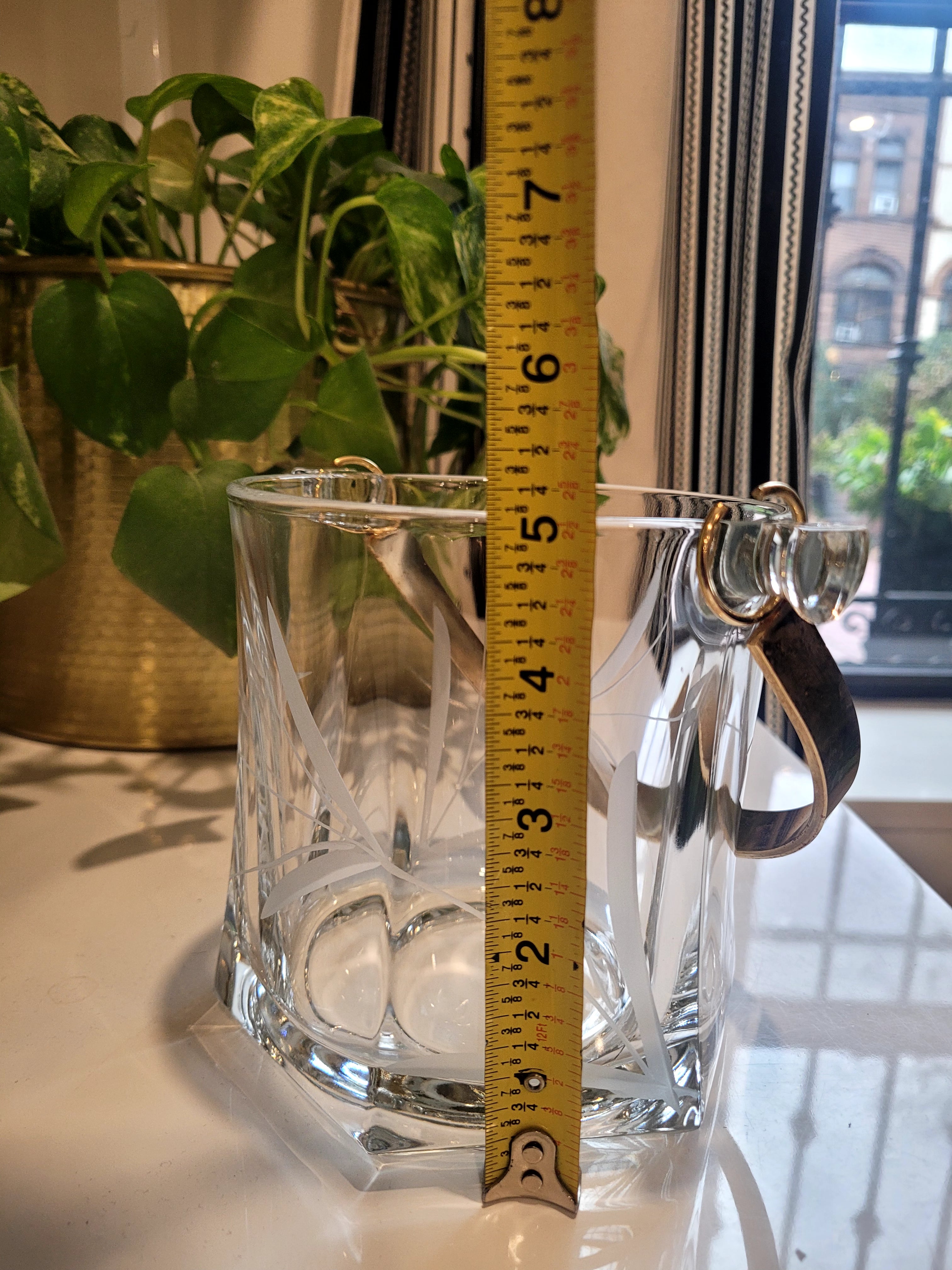 VTG Silvestri Arte Murano Crystal Ice Bucket