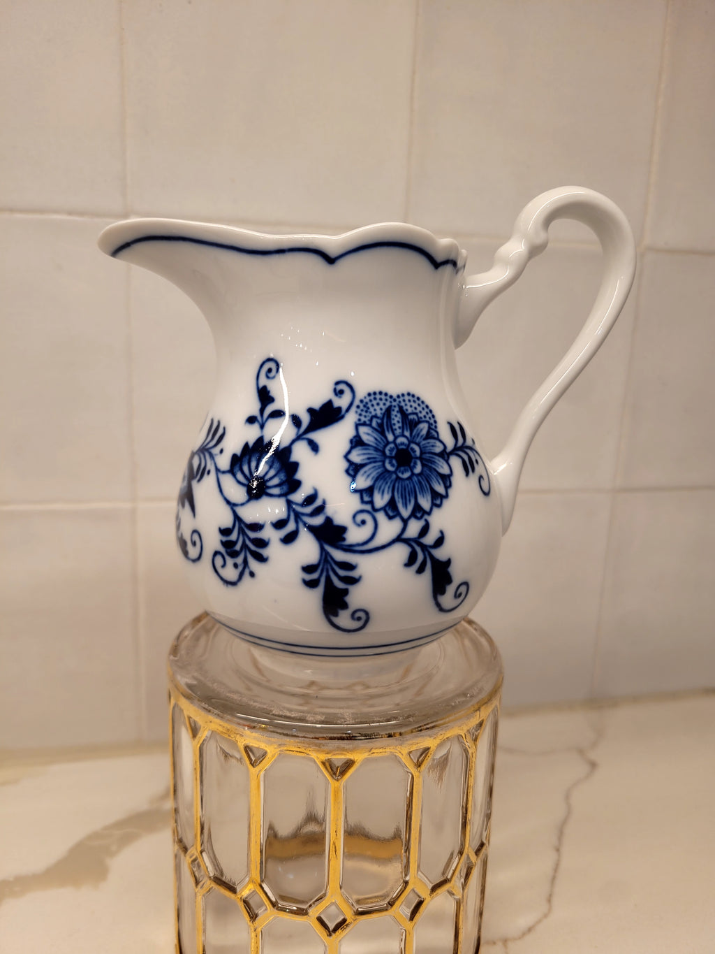 Lipper International Zwiebelmuster Blue Onion Small Pitcher by Lipper International